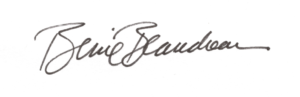 Bernie Beaudreau signature transparent